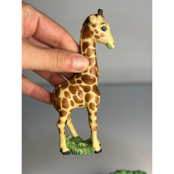 VTG 1988 Safari Surprises "GIRAFFE" 4.75" Franklin-Mint Porcelain Decor Figurine - Picture 4 of 7